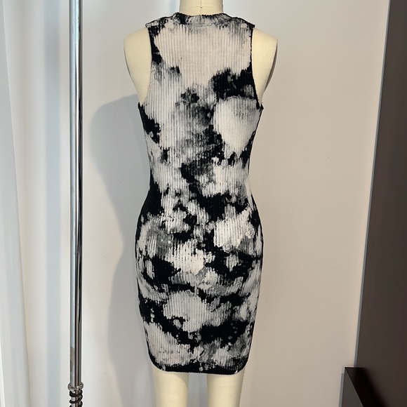 Cotton Citizen Black and Grey Tie Dye IBIZA TANK DRESS - Picture 9 of 16